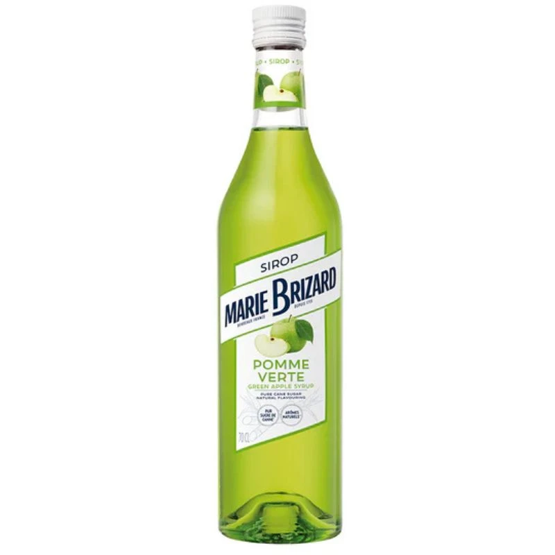 Marie Brizard Sirup de Pomme Verte / Gröna Äpplen 61074 by MARIEBRIZA color Grön
