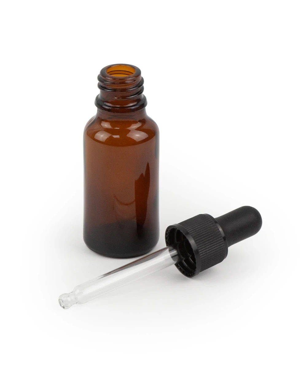 Glasflaska med pipett 20ml 3926 by Beaumont color Bruin