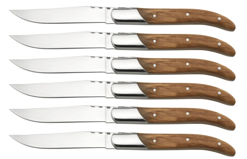 Laguiole by Haws Steakknivar i presentask - 6 stycken 30-LG0022 by Laguiole By Hâws color Silver