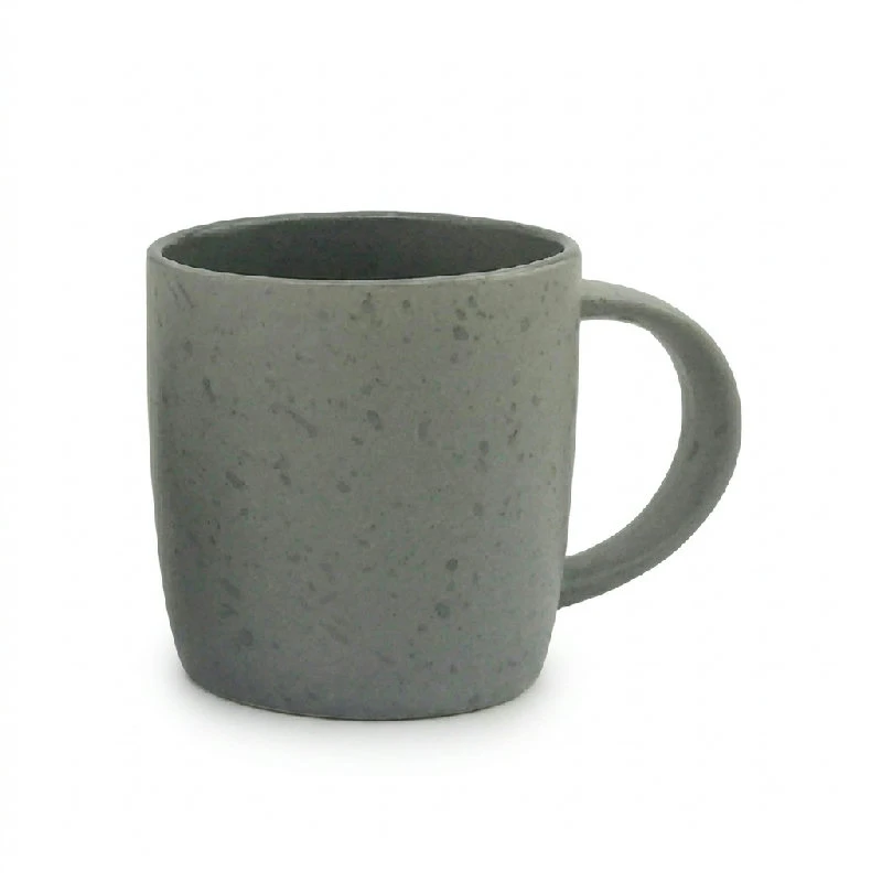 Stengodsmugg med öra, grå, 8,7 x 9,2 cm 5010332 by stentøj color Grijs