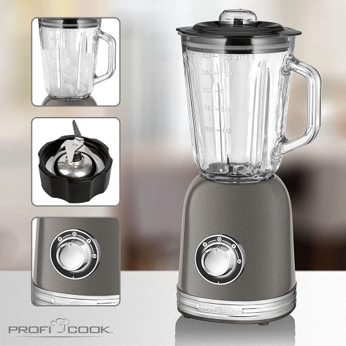 Profi Cook UM1195 Blender 800 watt Grå 21-511195 by Profi Cook color Grijs