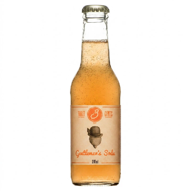 Three Cents Gentlemens Soda 20 cl 65997 by ThreeCents color Svart