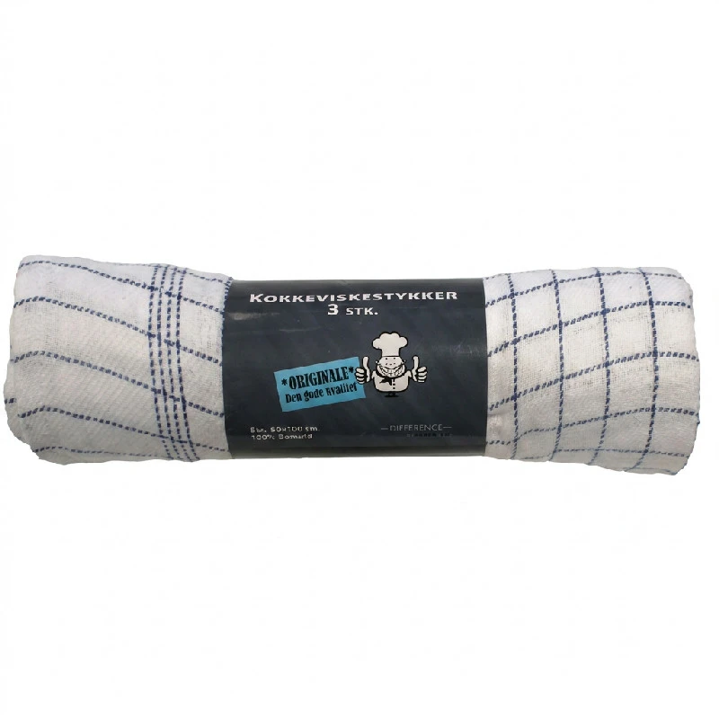 Kockhanddukar 3-pack Stl 50cm x 100cm 4020372  color Svart