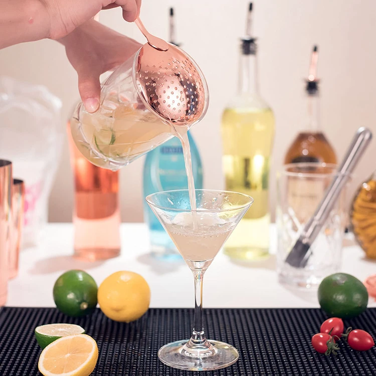 Cocktailshakerset med 11 delar - Koppar CG-TJ16 by Barlife color Koppar
