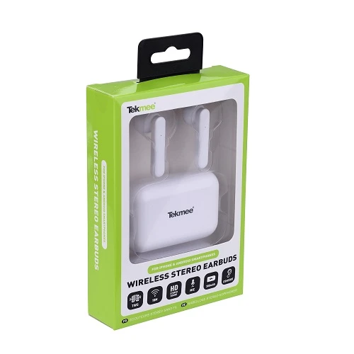 Tekmee trådlösa hörlurar, vita 40430094 by Laguiole color Vit