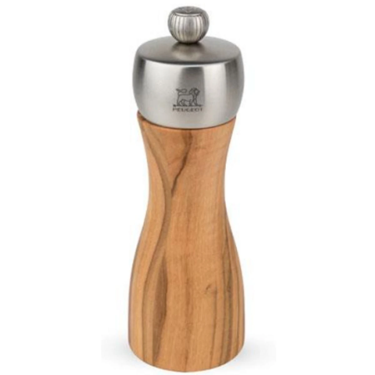 Peugeot Fidji Saltkvarn 15 cm Olivträ/Stål 16062 by Peugeot color Braun/Stahl