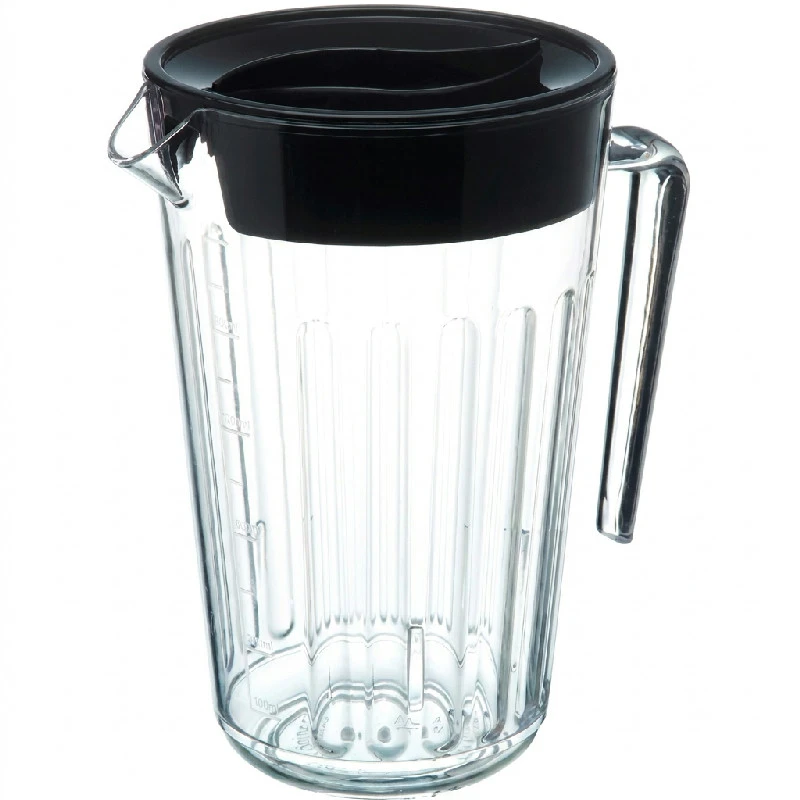 Kanna 0,5 L med lock 500109-Tritan by GLASS4EVER color Svart