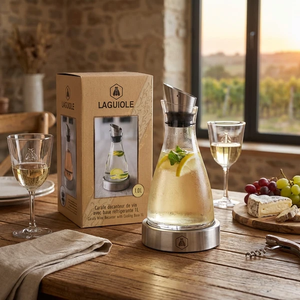 Laguiole Karaff med vinkylbotten 40269026 by Laguiole color Svart