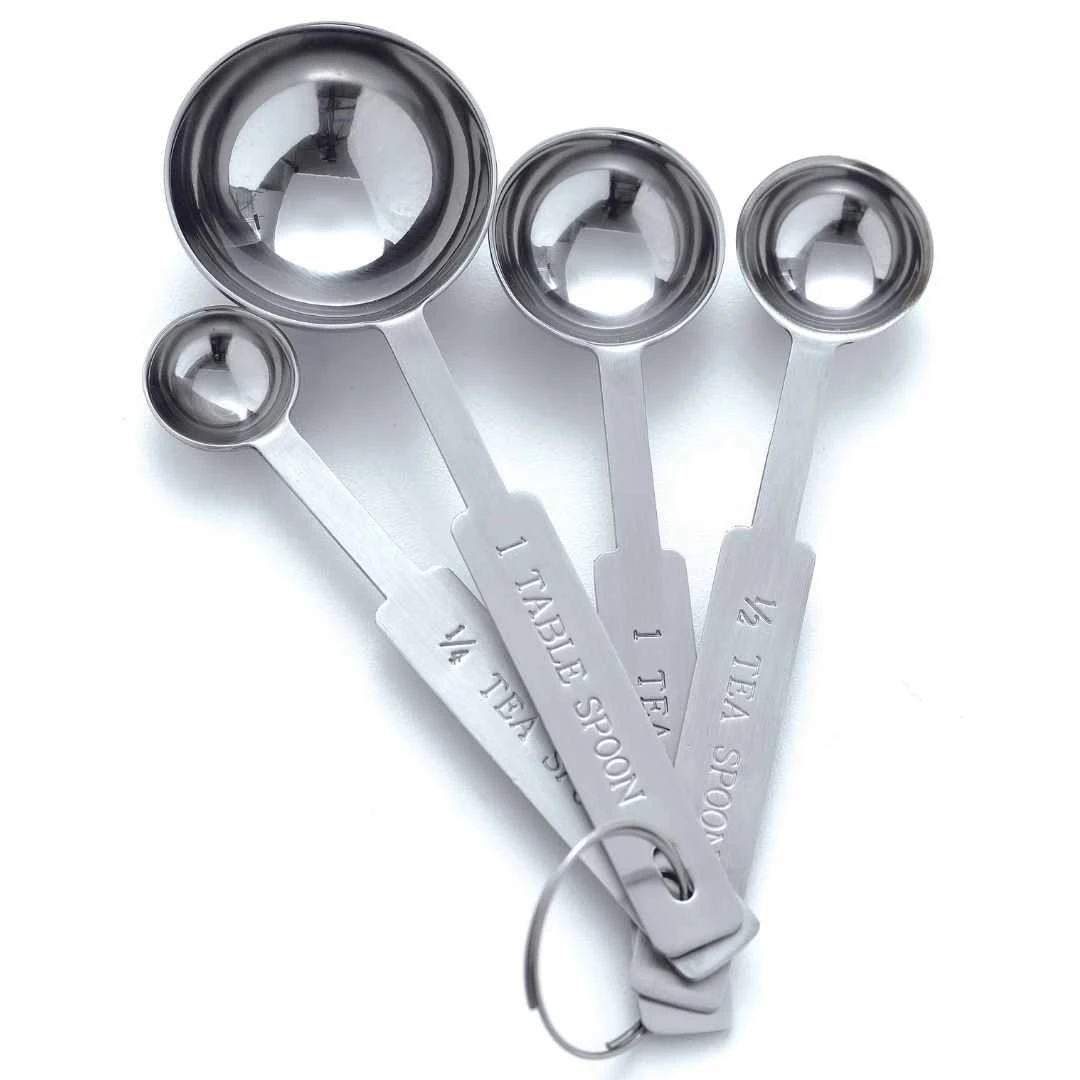 Steel-Function Måttskedar Set - 4 delar i rostfritt stål ST10057 by Steel-Function color Svart