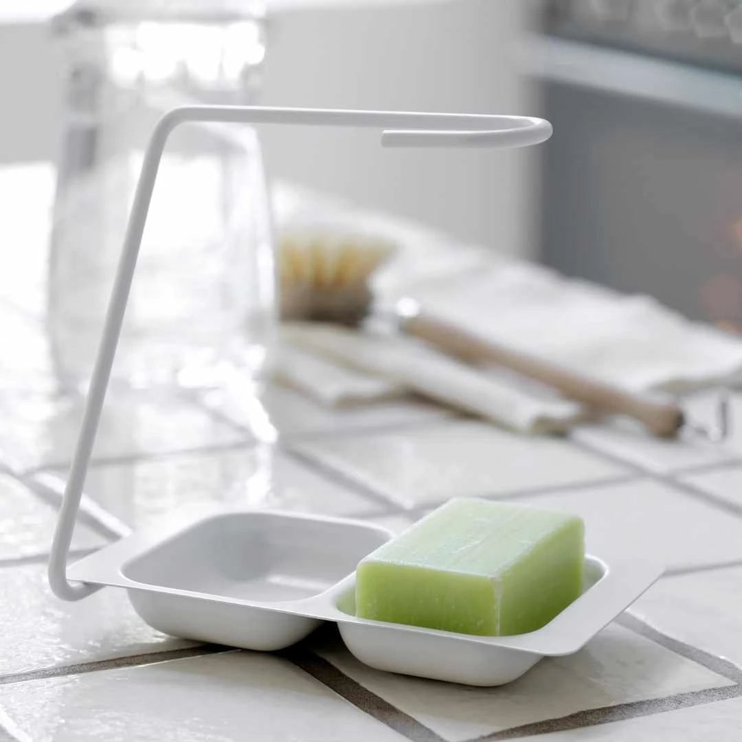 Steel-Function diskborstställ med 2 fack rostfritt stål ST10556 by Steel-Function color Svart