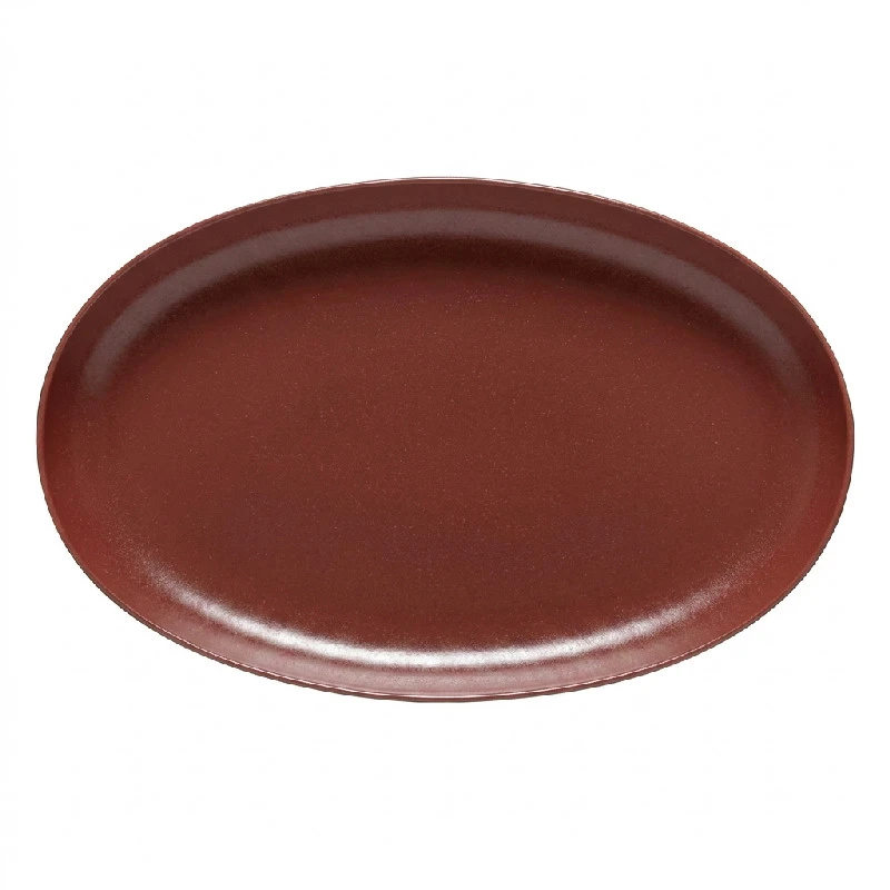 CASA Pacifica Serveringsfat ovalt 41 x 26 cm Cayenne 22088 by CASA color Cayenne