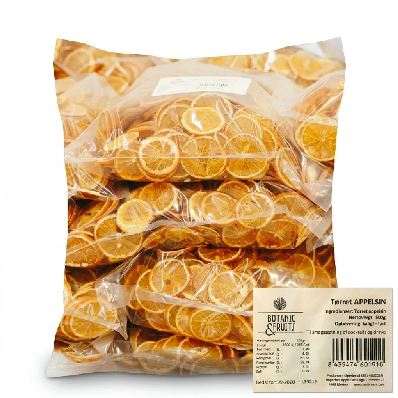 Torkad apelsin 500 g | 250 st (ca) ATBULK1 by BOTANICALS color Svart