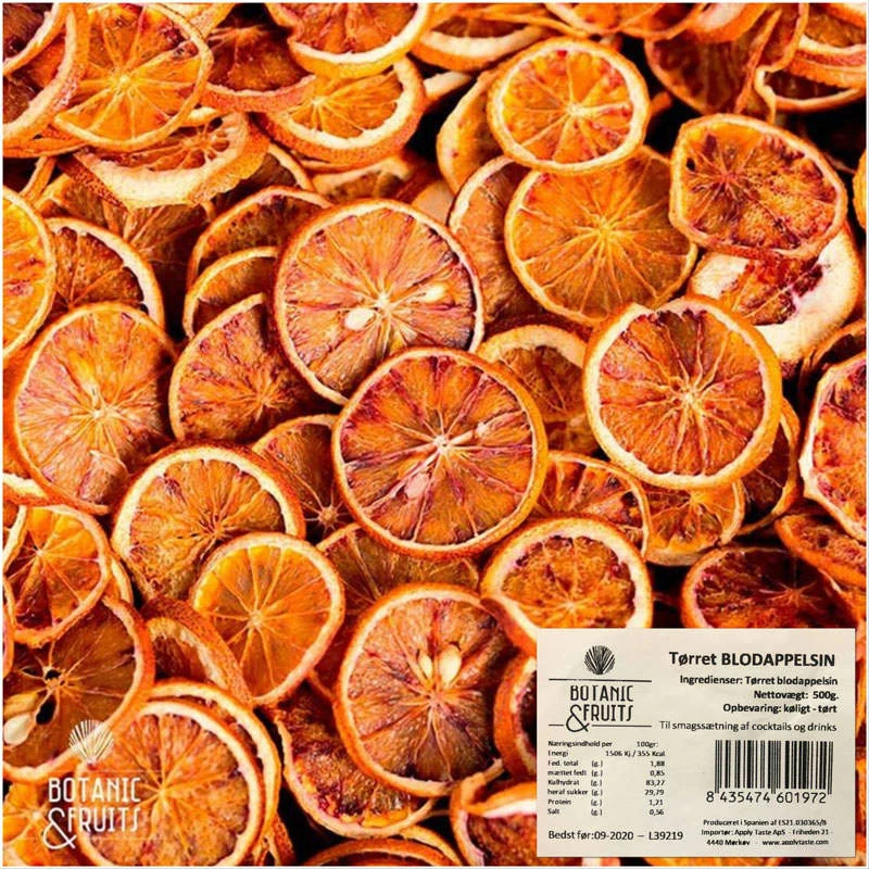 Torkad blodapelsin 500 g | 250 st (ca) ATBULK2 by BOTANICALS color Svart