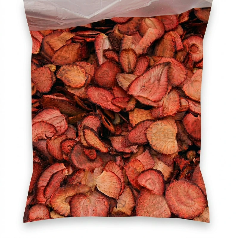 Torkade Röda Jordgubbar 500 g | 1250 st (ca) ATBULK6 by BOTANICALS color Svart