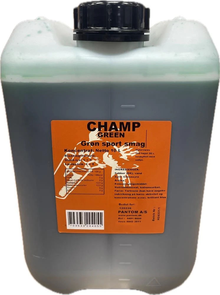 Champ SlushIce Green Sport 10L 218447 by CHAMP color Svart