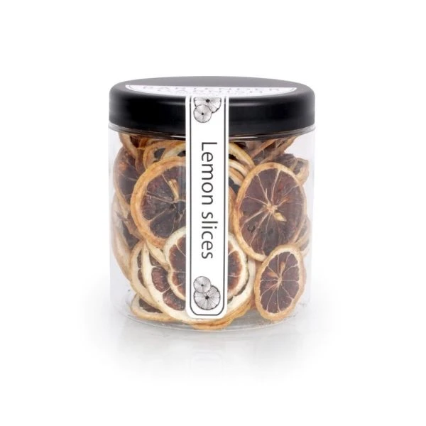 Torkade Citronskivor 75 g 8112-1003 by Bartender Garnish color Svart