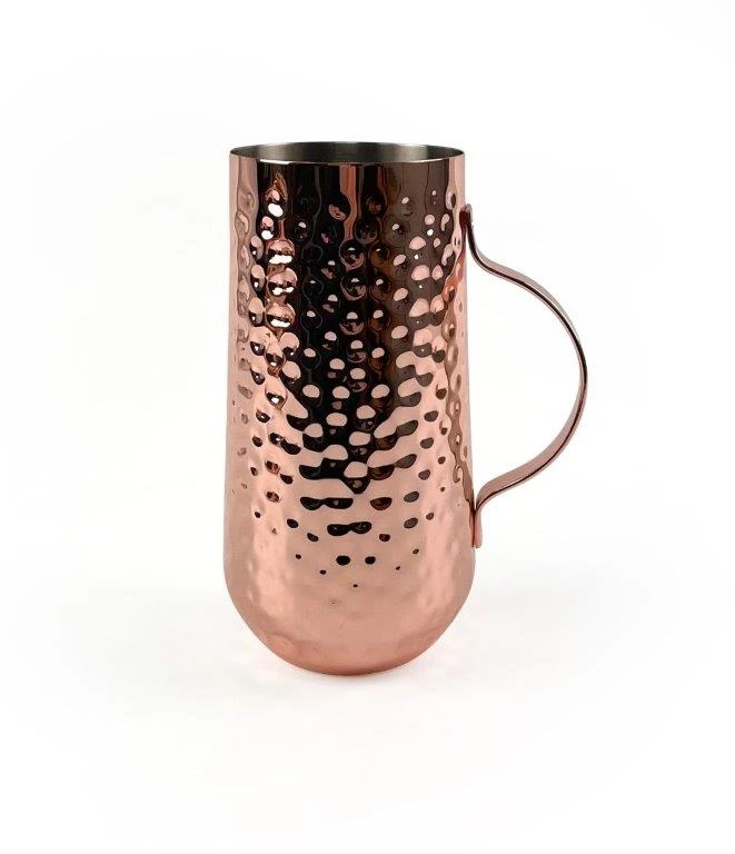 Hög Moscow Mule hammered mugg Koppar BTBL3981 by Beaumont color Svart