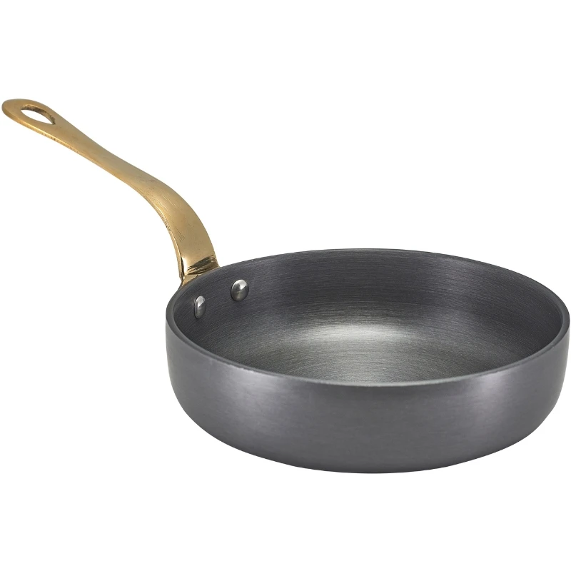 Ministekpanna i aluminium 15 x 4 cm - GenWare AMF15H by Genware color Svart