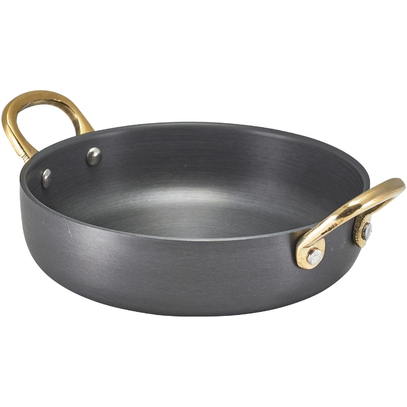 Minigryta i aluminium 15 x 4 cm - GenWare AMC15H by Genware color Svart