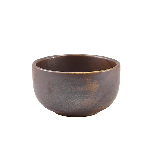 Skål 12.5cm - Rustik Koppar Terra BW-PRC12 by Genware color Svart