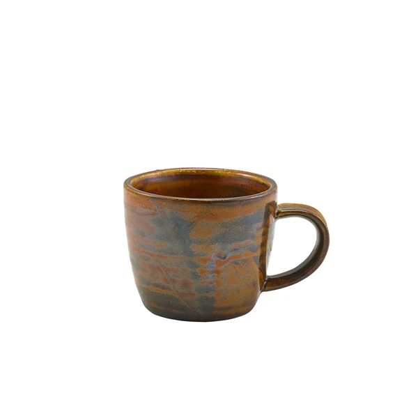 Espressokopp 9 cl - Rustik Koppar Terra CUP-PRC9 by Genware color Svart