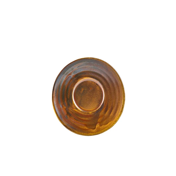 Terra Porslin Rustik Koppar Tefat 11,5 cm SCR-PRC11 by Genware color Svart
