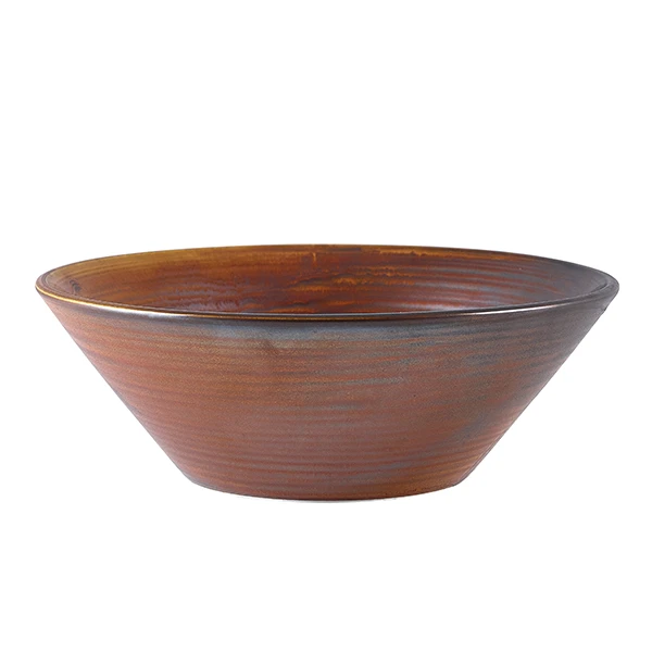 Skål 19,5 cm - Rustik Koppar Terra CN-PRC19 by Genware color Svart