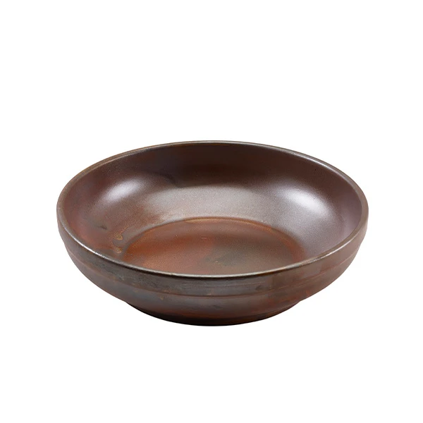 Skål 20 cm - Rustik Koppar Terra CB-PRC20 by Genware color Svart