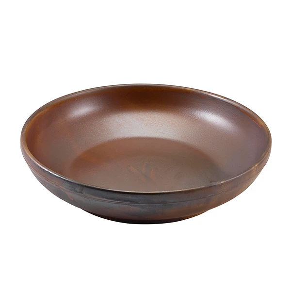 Skål 27.5cm - Rustik Koppar Terra CB-PRC27 by Genware color Svart