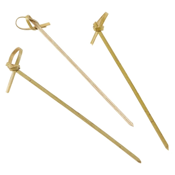 Bambuspett med ögla 12 cm (100 st) BMBLS12 by Genware color Svart