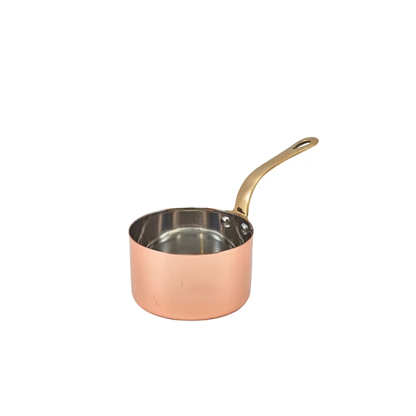 Minigryta i koppar 9 x 5.25cm - GenWare SMS9C by Genware color Svart
