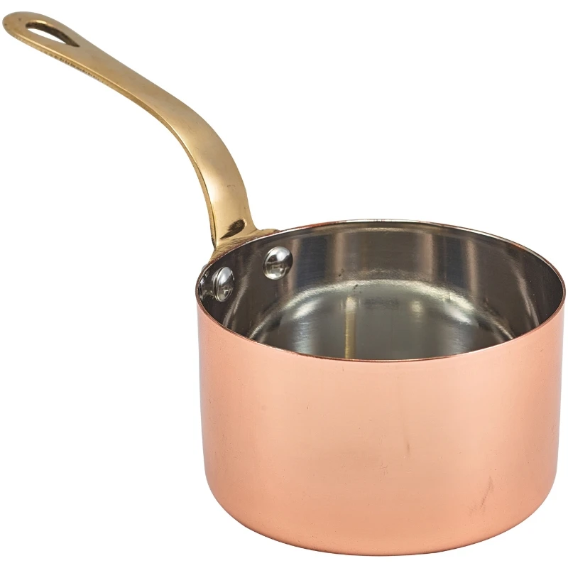 Minigryta i koppar 9 x 5.25cm - GenWare SMS9C by Genware color Svart