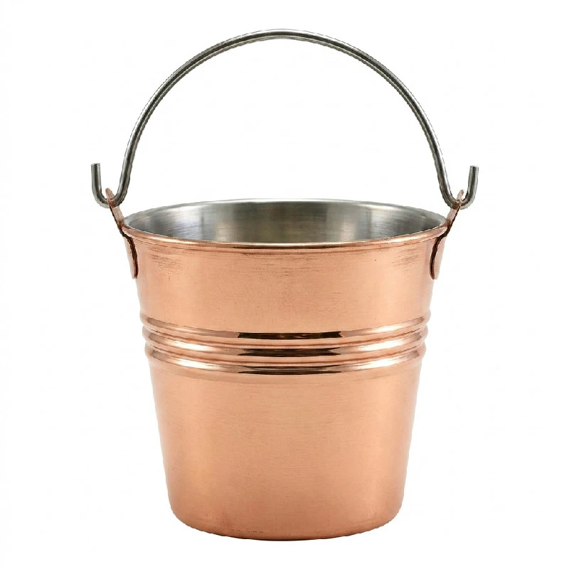 Kopparbelagd serveringshink 10 cm Dia SSBC10 by Genware color Svart