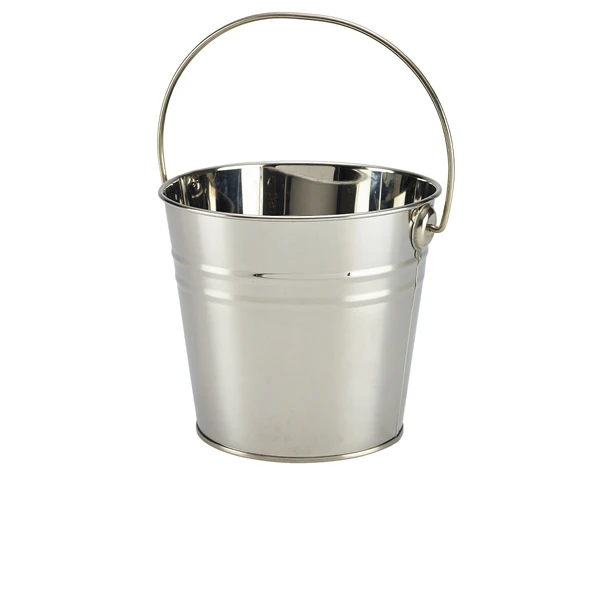 Serveringshink i rostfritt stål 16 cm Dia SSB16 by Genware color Svart