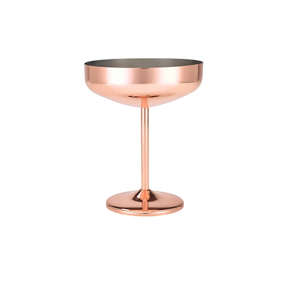 Kopparpläterat Cocktail Coupe-glas 30 cl - GenWare CPC300 by Genware color Svart