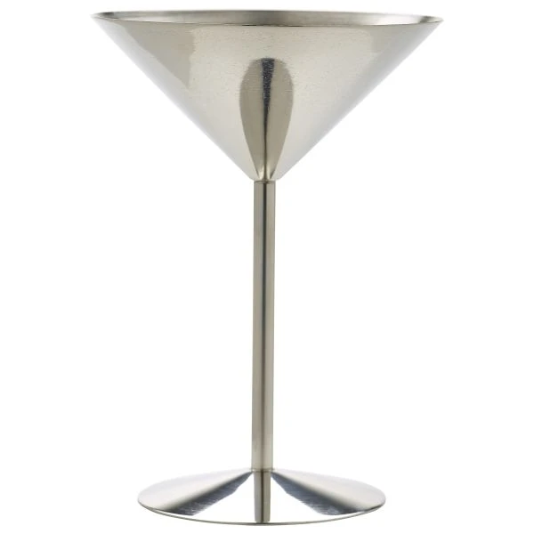 Martiniglas i rostfritt stål 24cl - GenWare MRS240 by Genware color Svart