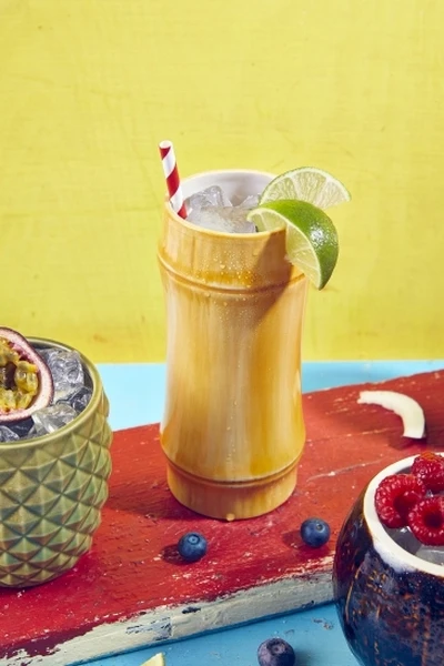 Bambu Tiki-mugg 50 cl - Genware BMB500 by Genware color Svart
