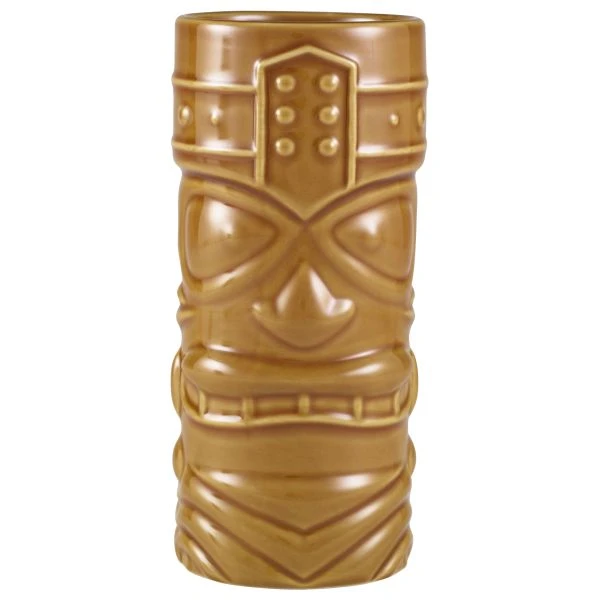 Brun tiki-mugg 40 cl – Genware TKM400BR by Genware color Svart