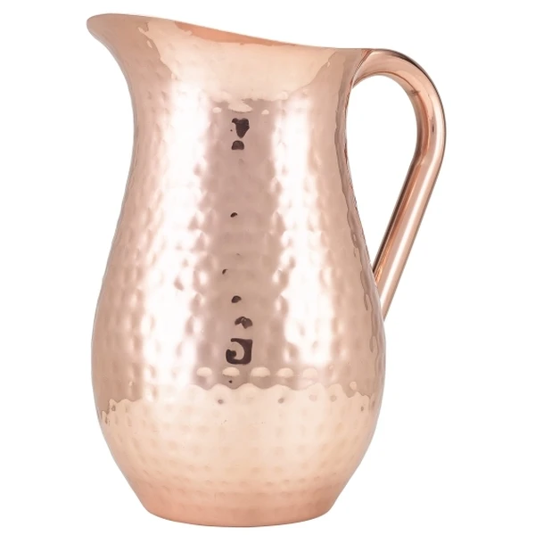 Vattenkanna i hamrad kopparplätering 2L - GenWare HWJ200C by Genware color Svart