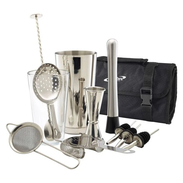 Cocktailset 12 delar CBK2 by Genware color Svart