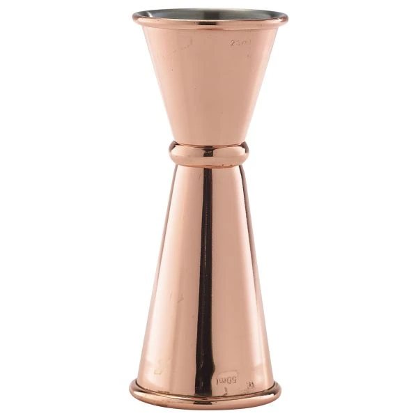 Kopparjigger 25/50ml - Genware JIG2550C by Genware color Svart
