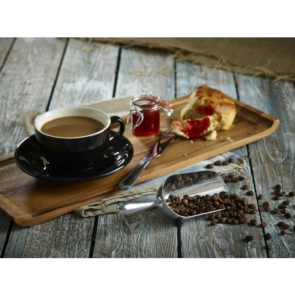 Aluminiumskopa 168 cl 202-10 by Genware color Svart