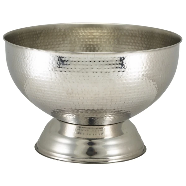 Hamrad champagnebowle 38 cm - Genware CHBWL1 by Genware color Svart