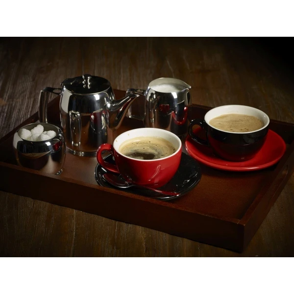 Serveringsbricka Trä 53.5 x 42.5 x 4.5cm BT5342 by Genware color Svart
