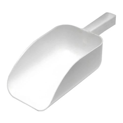 Isskopa i vit plast 1L SC7 by Genware color Svart