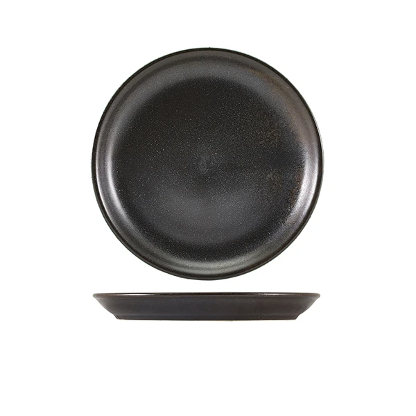 Cinder Svart Coupetallrik 19cm - Terra CP-PBK19 by Genware color Svart