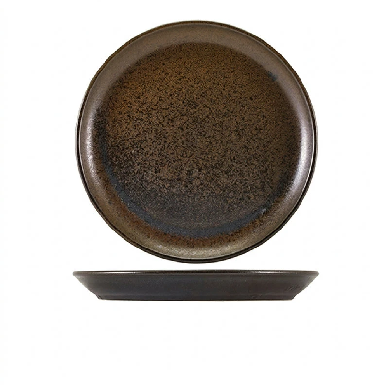Cinder Svart Coupetallrik 27,5 cm - Terra CP-PBK27 by Genware color Svart