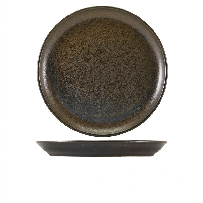 Cinder Svart Coupetallrik 30,5cm - Terra CP-PBK30 by Genware color Svart
