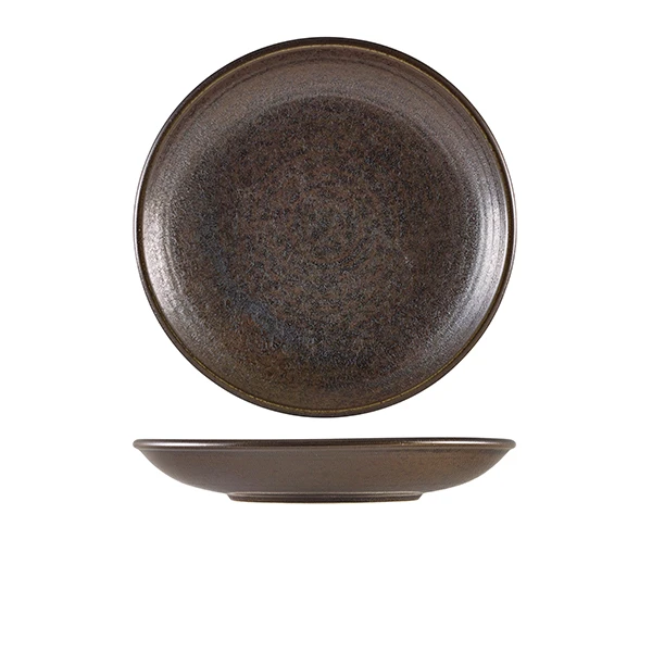 Cinder Svart Djup Coupetallrik 25 cm - Terra DC-PBK25 by Genware color Svart