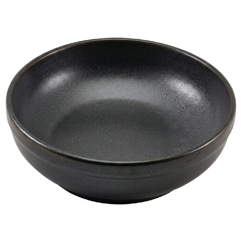 Cinder Svart Coupeskål 23cm - Terra CB-PBK23 by Genware color Svart